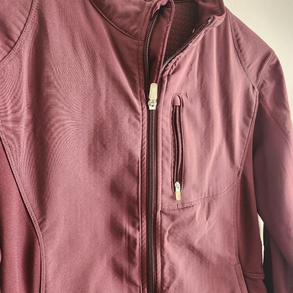 Nike Purple Utility Jacket Zip-Up Ribbed Design - Picture 2 of 7